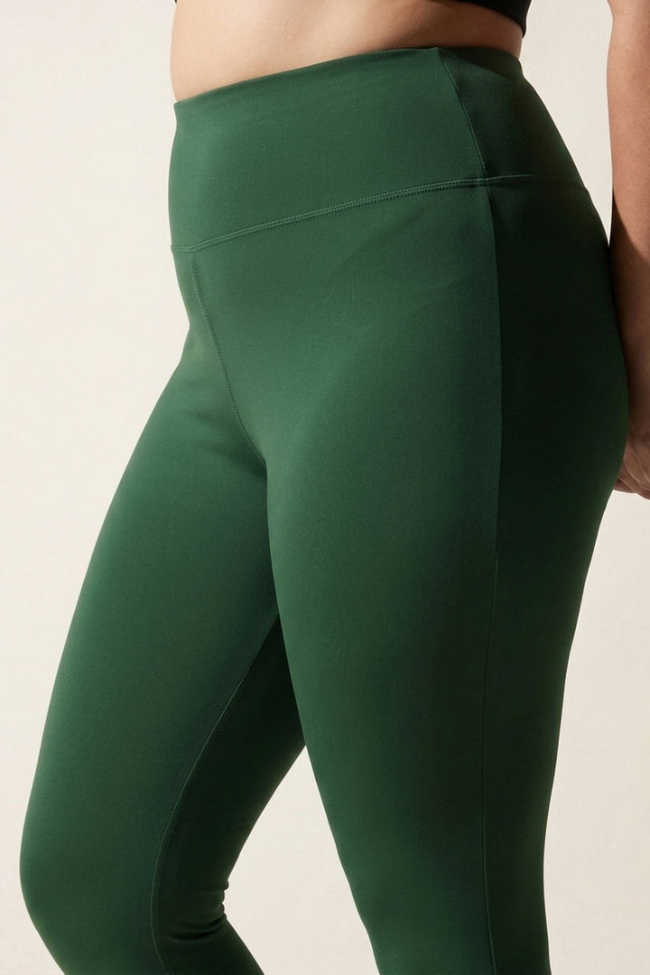 Zelocity True Curv Quick Dry Gym Leggings - Green Pastures — image 5
